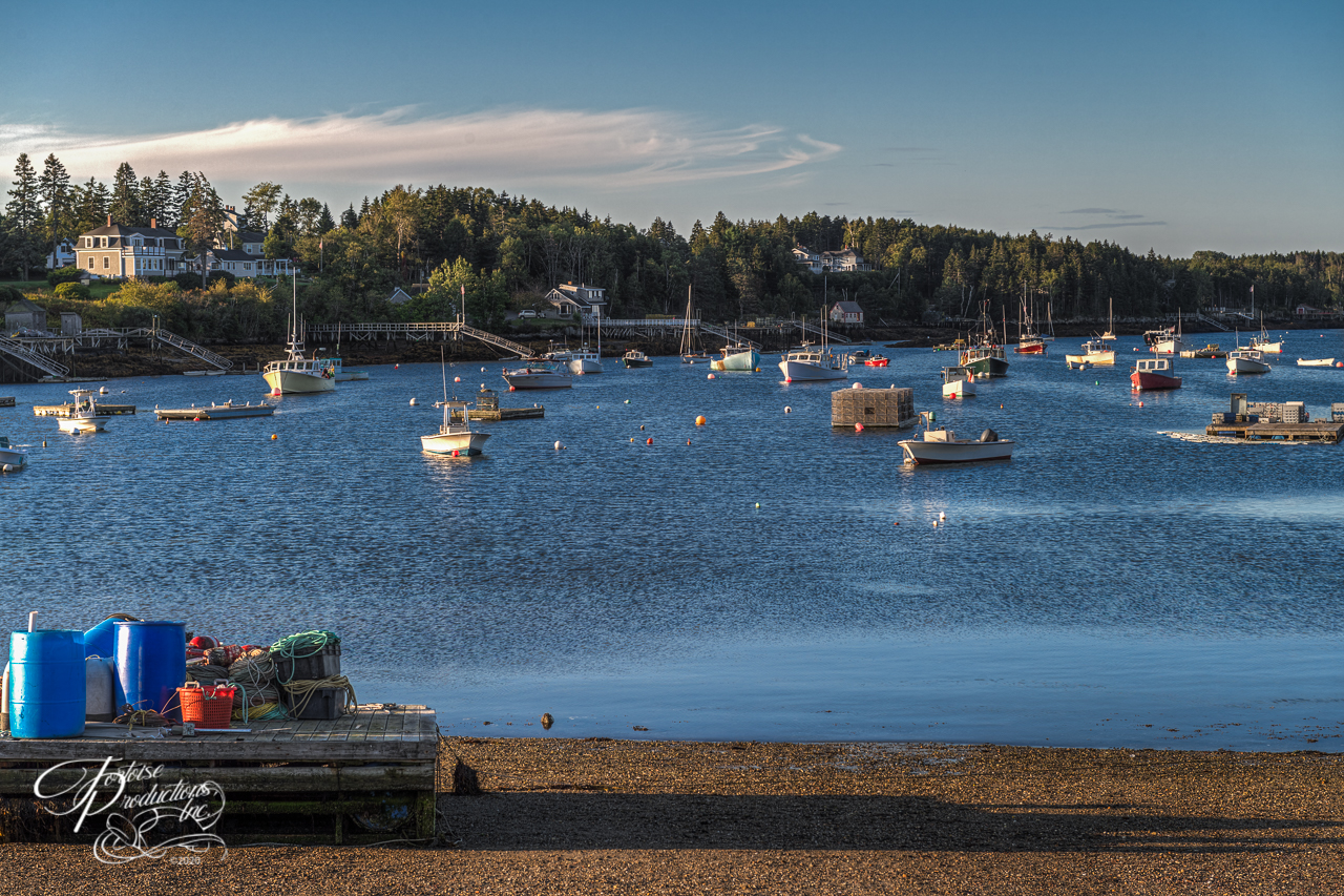 Morning Maine Harbor