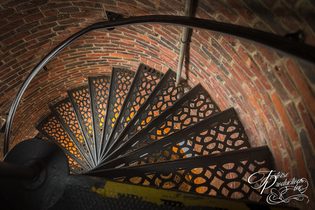 Down Metal Spiral Staircase