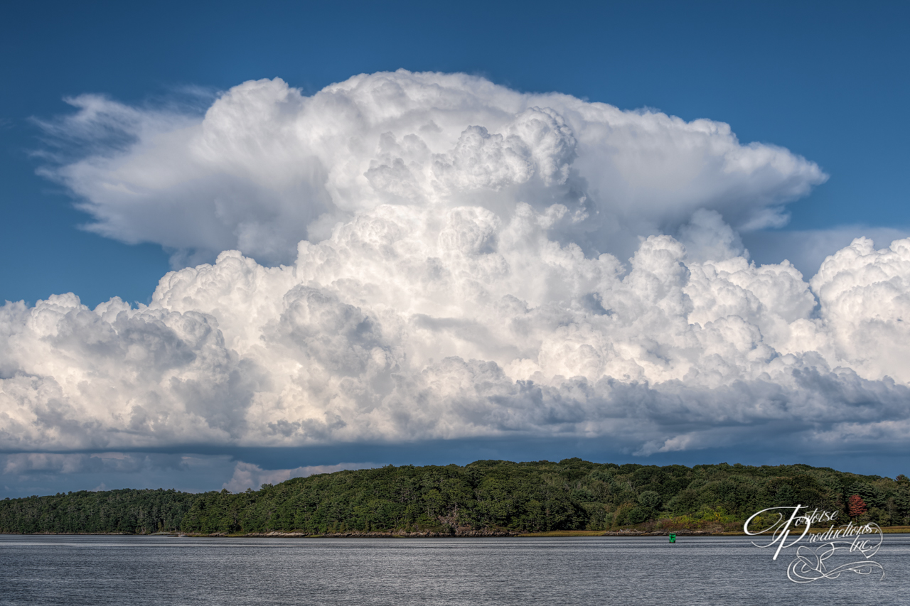 Storm Clouds Over Arrowsic Island Maine
